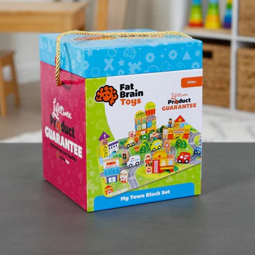 Fat Brain Toys | My Town Block Set