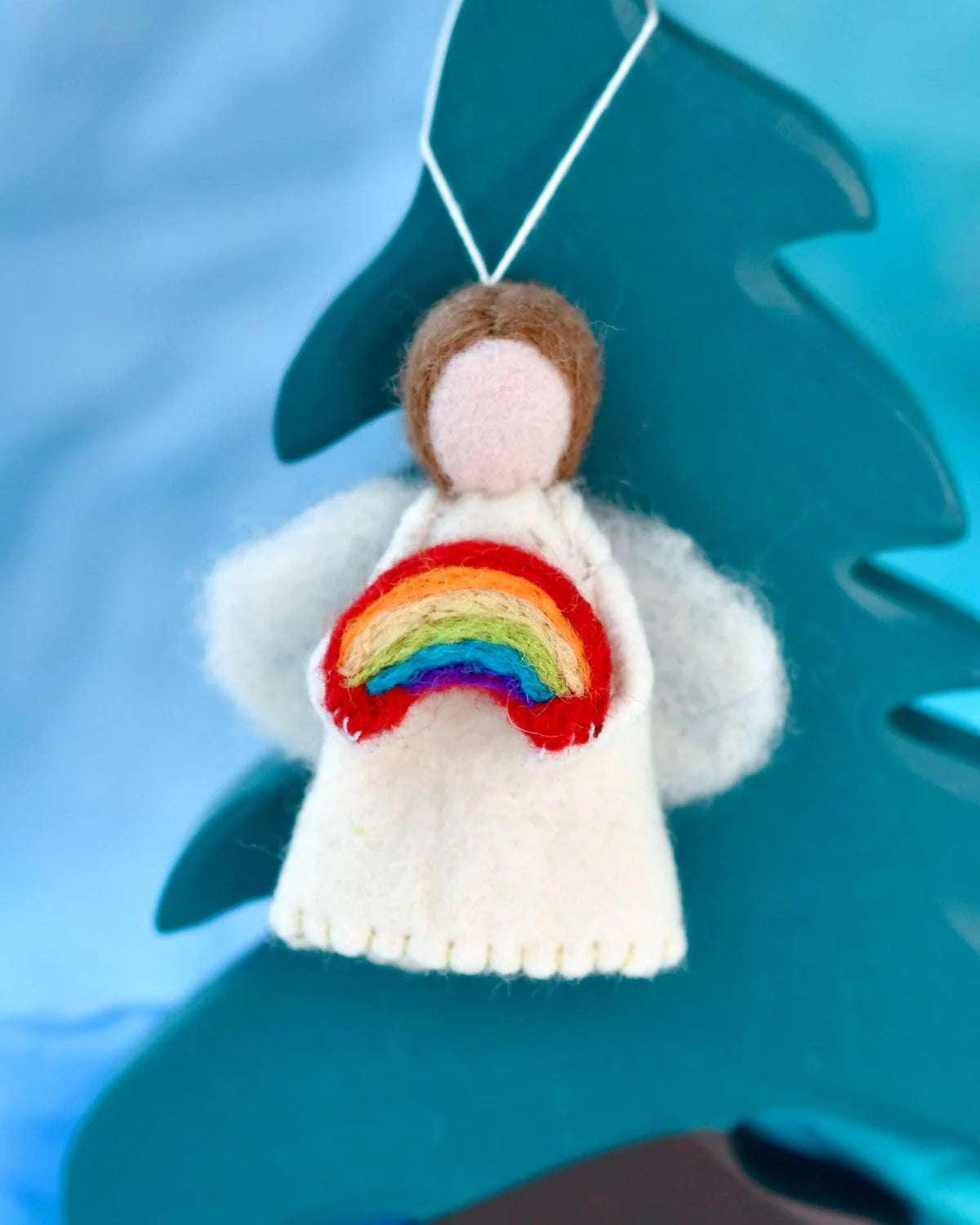 Tara Treasures | Felt Diversity Angel with Rainbow (various)