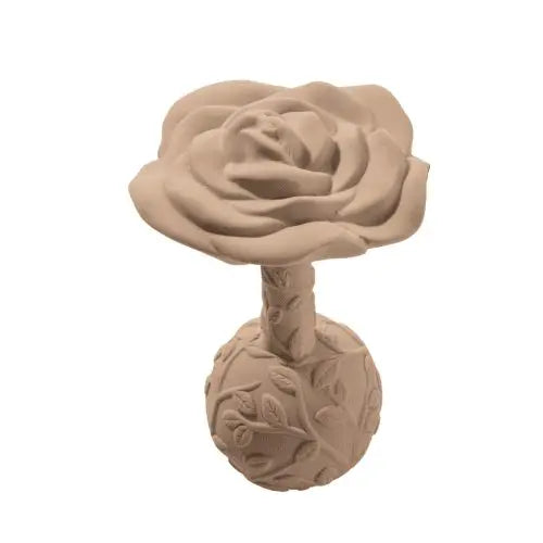 Rose Rattle Natruba | Beige Rose Rattle – Peach & Pip