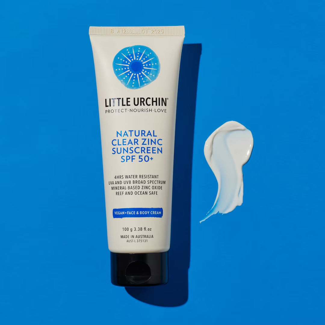 Little Urchin | NATURAL CLEAR ZINC SUNSCREEN SPF 50+, 100G