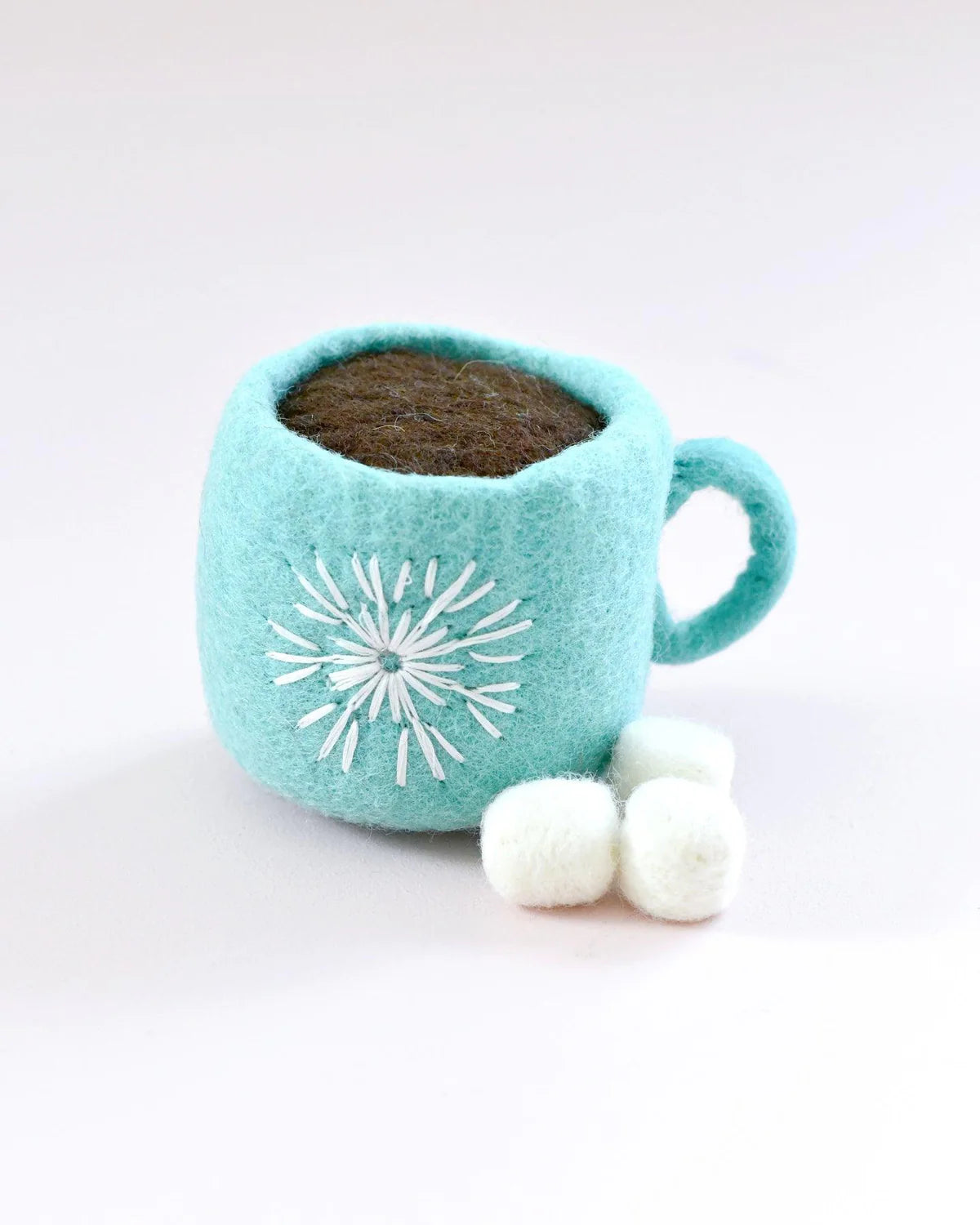 Tara Treasures | Felt Christmas Hot Chocolate with Marshmallows