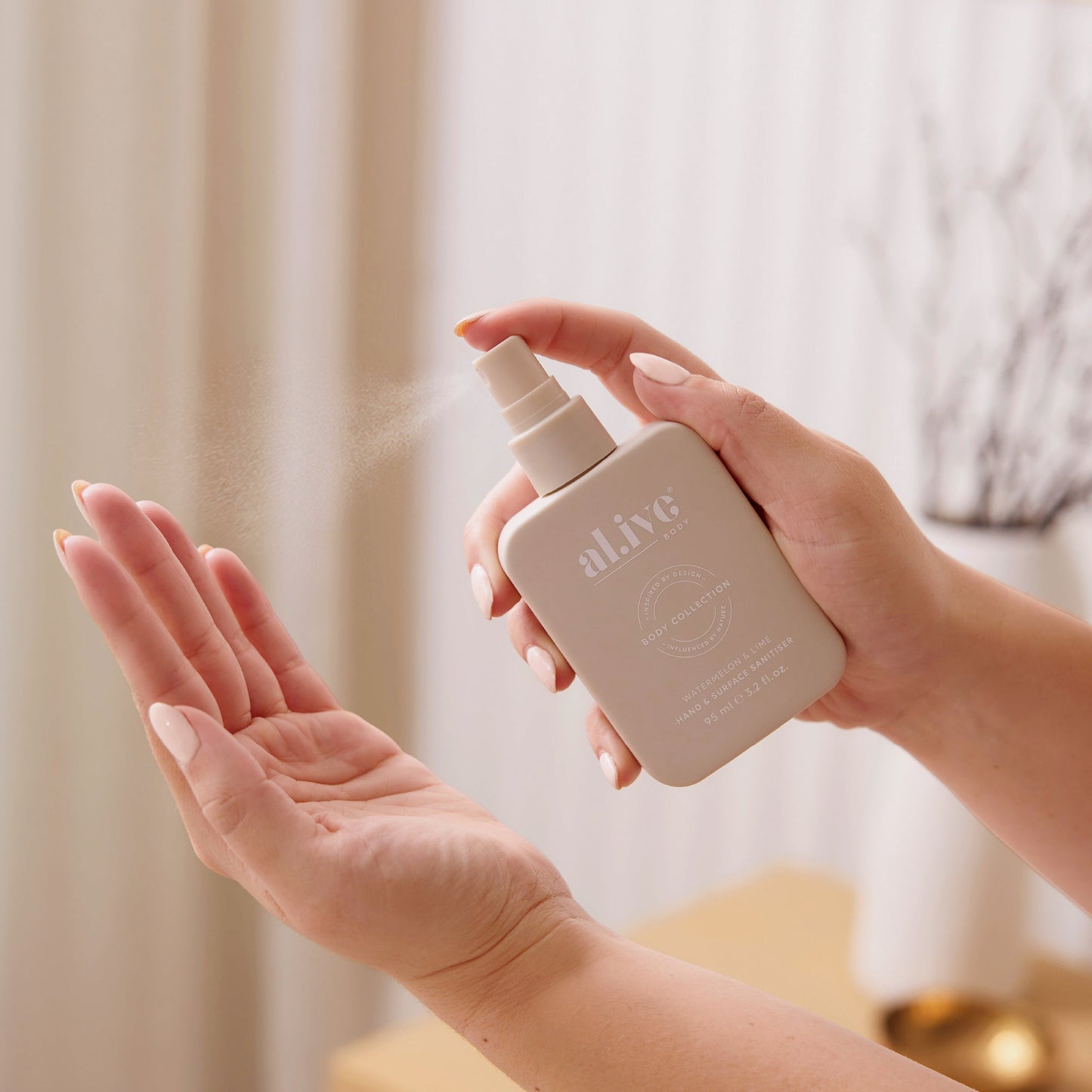 al.ive Body | Hand & Surface Sanitiser Spray (various)