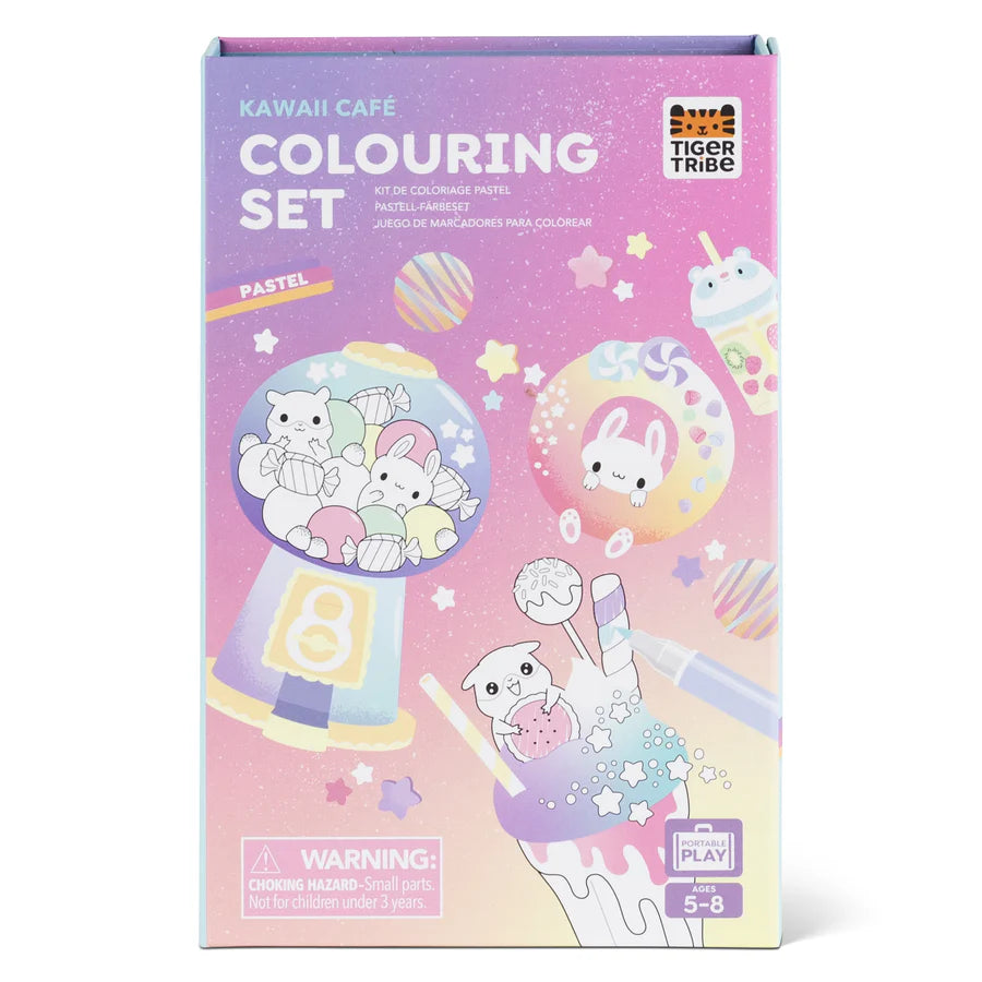 Tiger Tribe | Colouring Set - Pastel