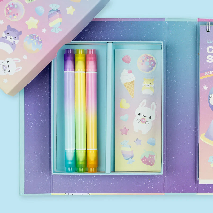 Tiger Tribe | Colouring Set - Pastel