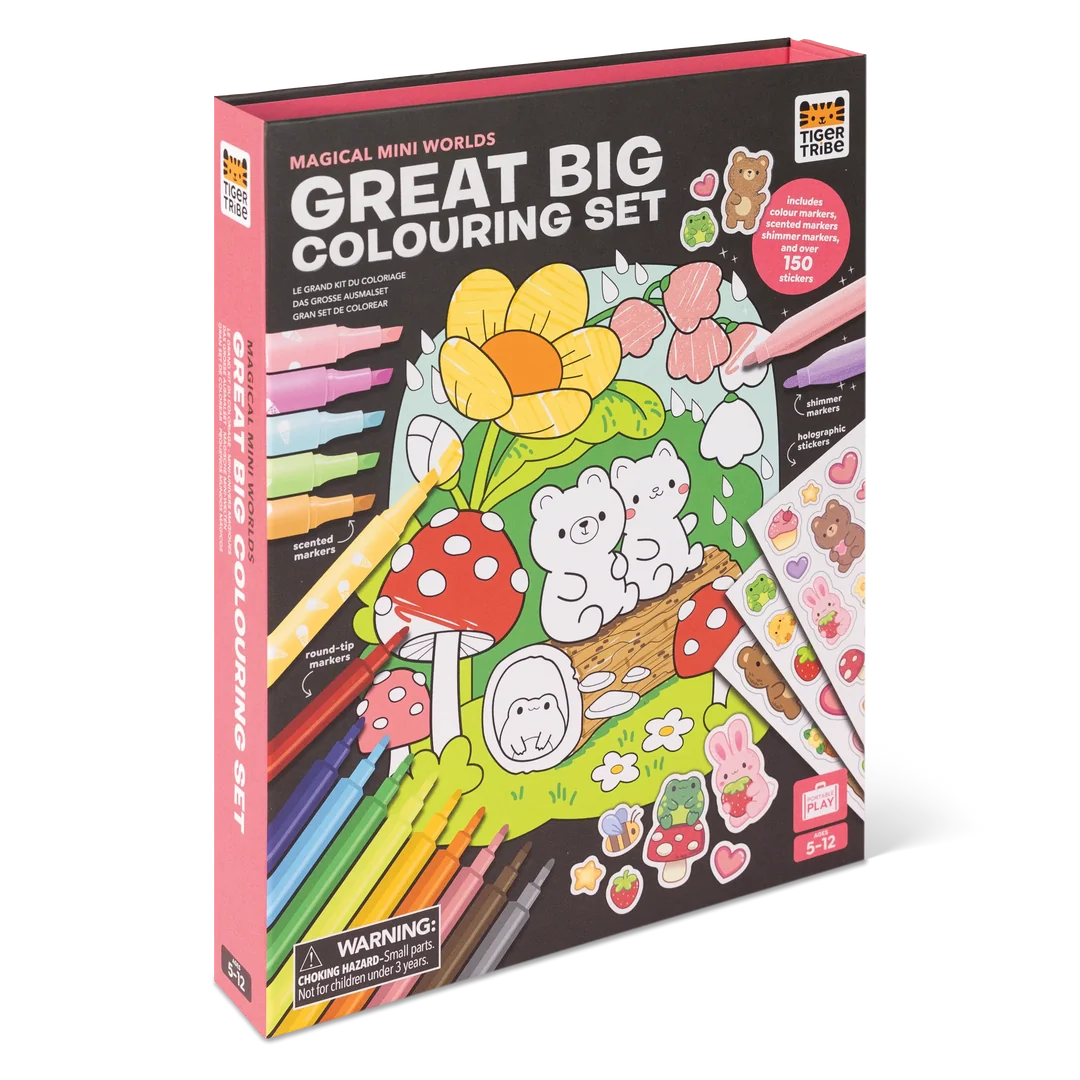 Tiger Tribe | Great Big Colouring Set
