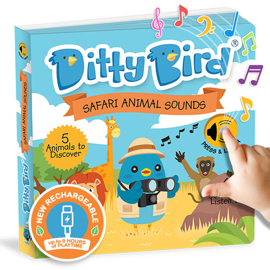 Ditty Bird | Sound Book - Safari Animal Sounds