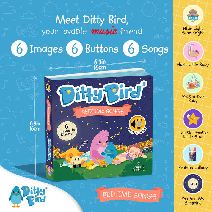 Ditty Bird | Sound Book - Bedtime Songs