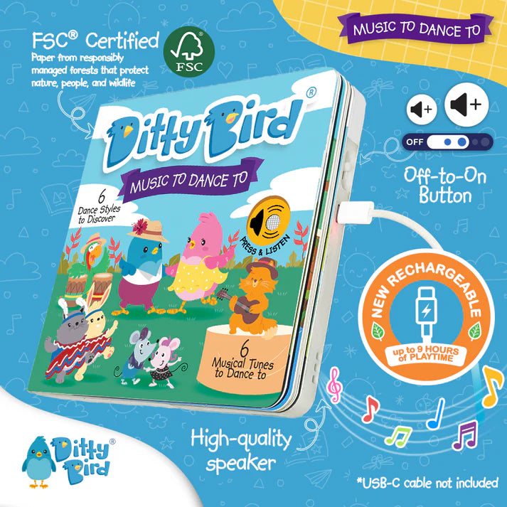 Ditty Bird | Sound Book - Music to Dance to