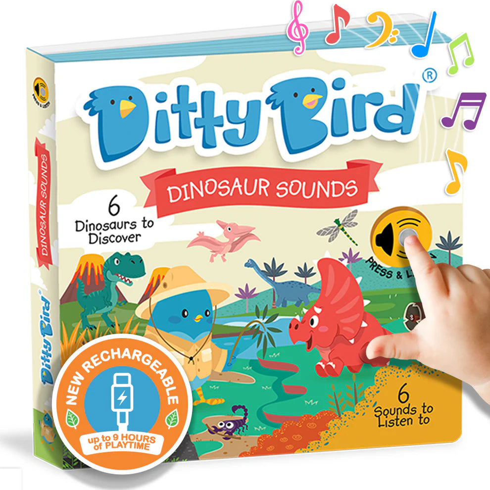 Ditty Bird | Sound Book - Dinosaur Sounds
