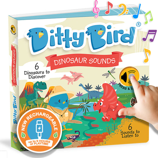 Ditty Bird | Sound Book - Dinosaur Sounds