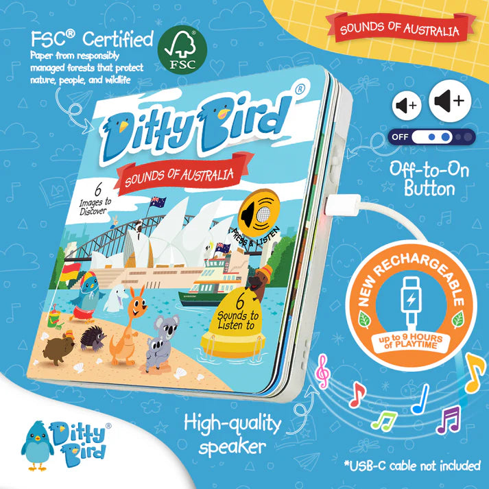 Ditty Bird | Sound Book - Sounds of Australia