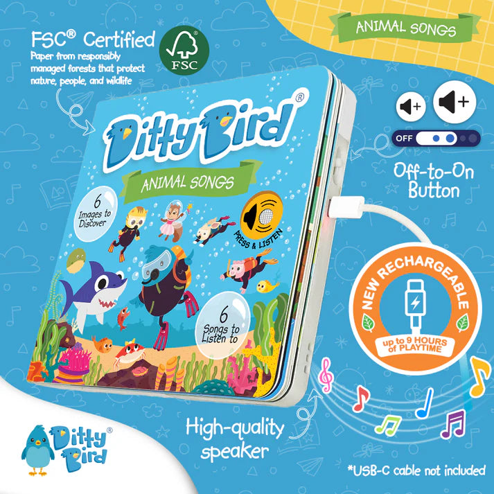 Ditty Bird | Sound Book - Animal Songs