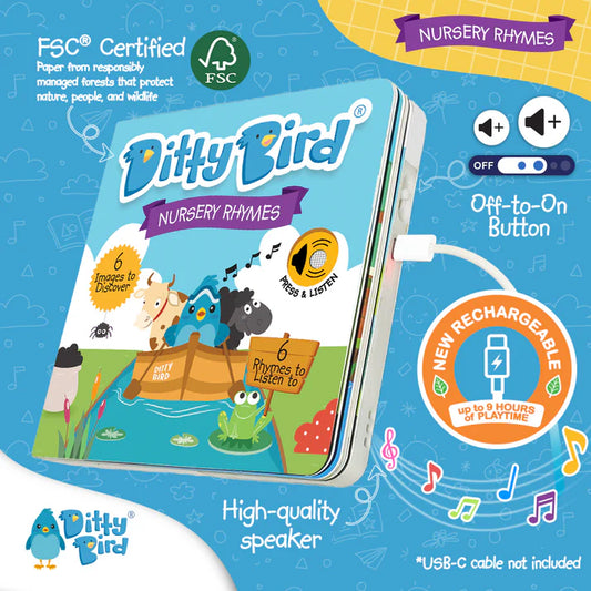 Ditty Bird | Sound Book - Nursery Rhymes