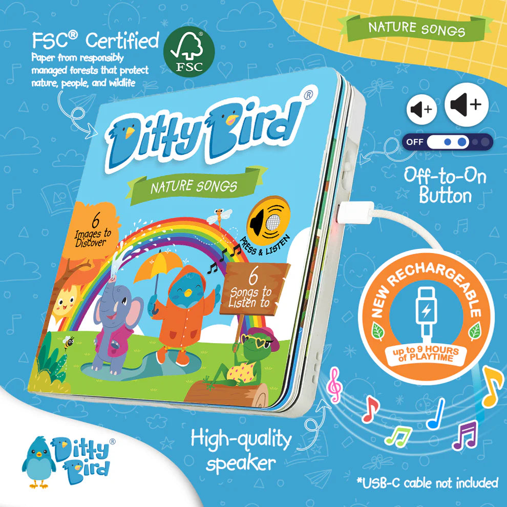 Ditty Bird | Sound Book - Nature Songs