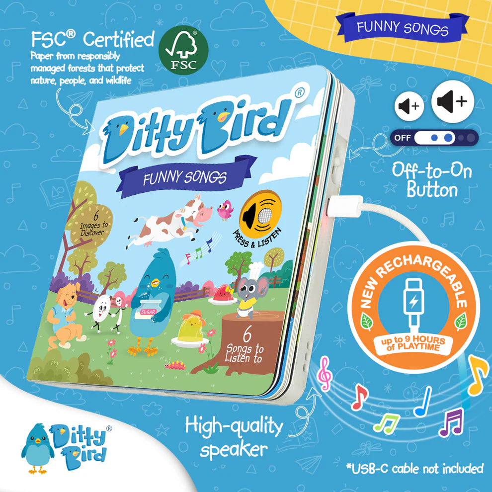 Ditty Bird | Sound Book - Funny Songs