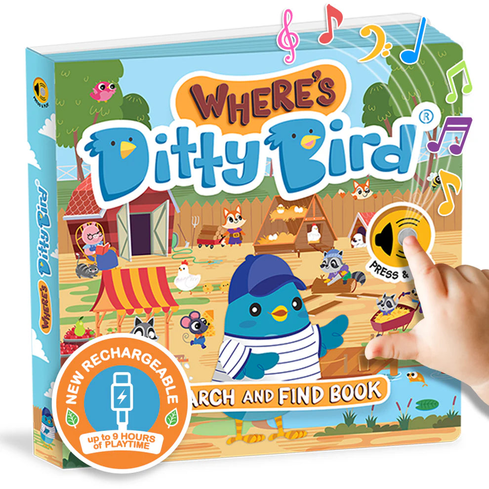 Ditty Bird | Sound Book - Where's Ditty Bird? (Search & Find)