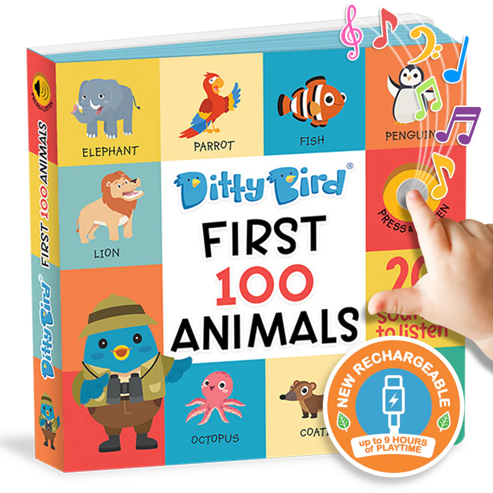 Ditty Bird | Sound Book - 100 Animals