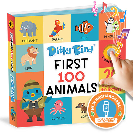 Ditty Bird | Sound Book - 100 Animals