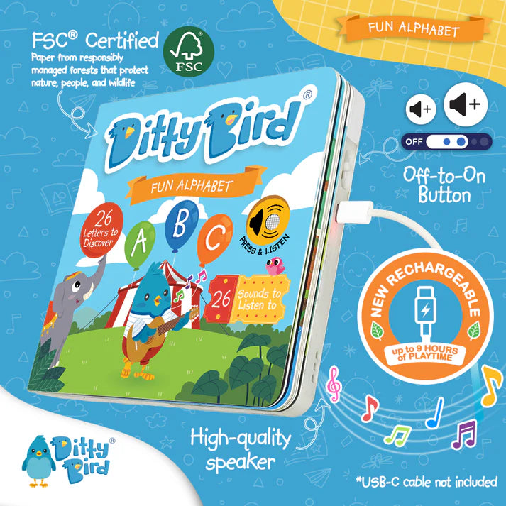 Ditty Bird | Sound Book - ABC Fun Alphabet