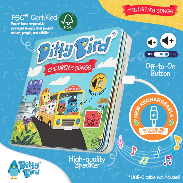 Ditty Bird | Sound Book - Children's Songs