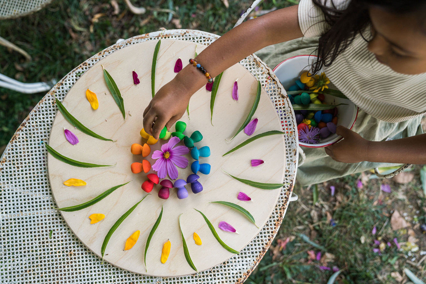 Grapat | Mandala (Little Mushrooms - Rainbow)