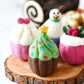 Tara Treasures | Felt Cupcake - Christmas Tree