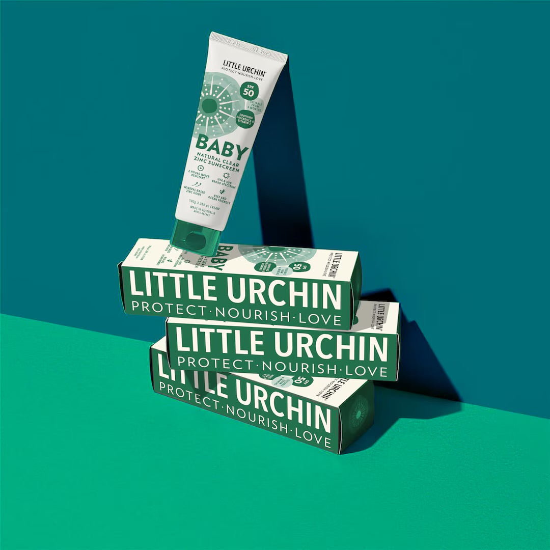 Little Urchin | BABY NATURAL CLEAR ZINC SUNSCREEN SPF 50, 100G