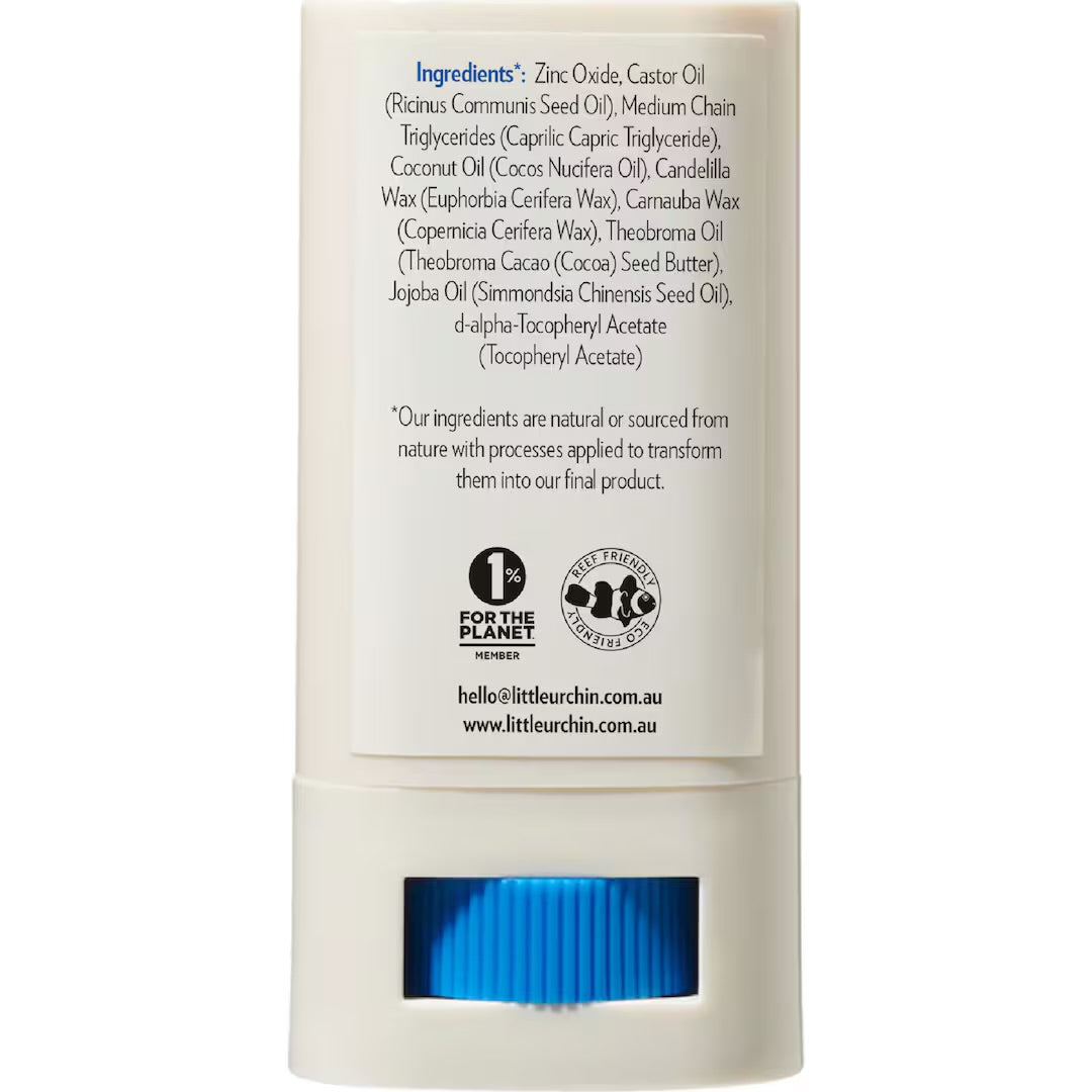 Little Urchin | NATURAL ZINC STICK CLEAR, SPF 50+