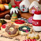 Tara Treasures | Felt Christmas Donut - Reindeer with Salted Pretzels