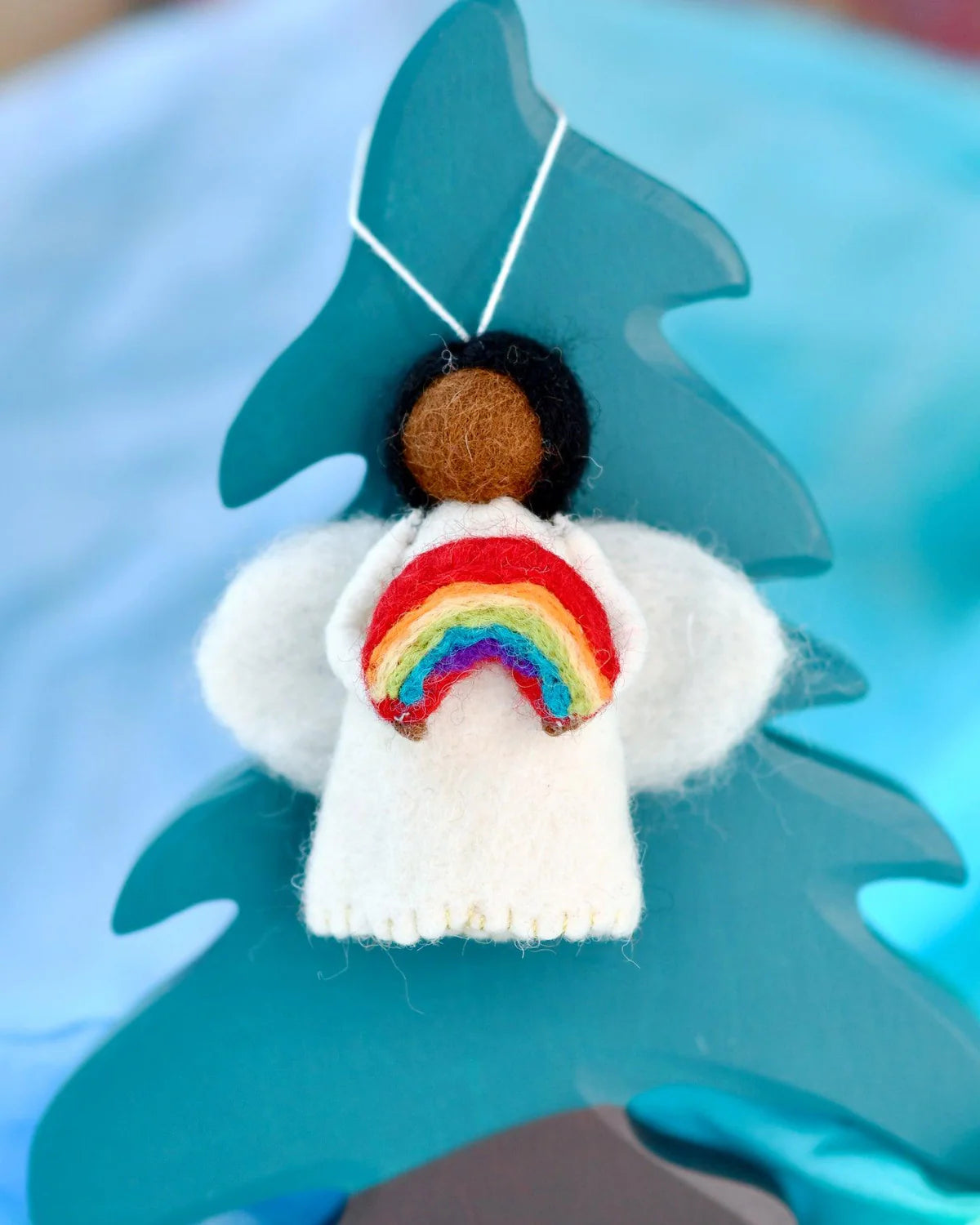 Tara Treasures | Felt Diversity Angel with Rainbow (various)