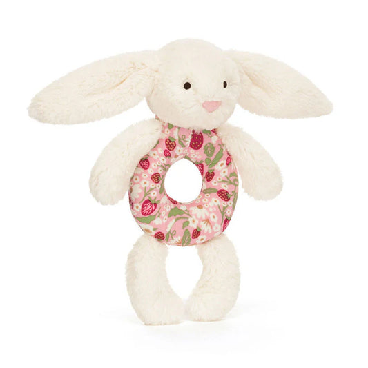 Jellycat | Bashful Bunny Ring Rattle - Blossom Cream