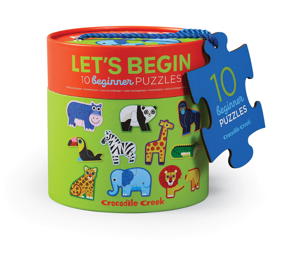 Crocodile Creek | 2pc 'Let's Begin' Puzzles (various)