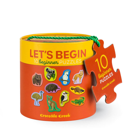 Crocodile Creek | 2pc 'Let's Begin' Puzzles (various)