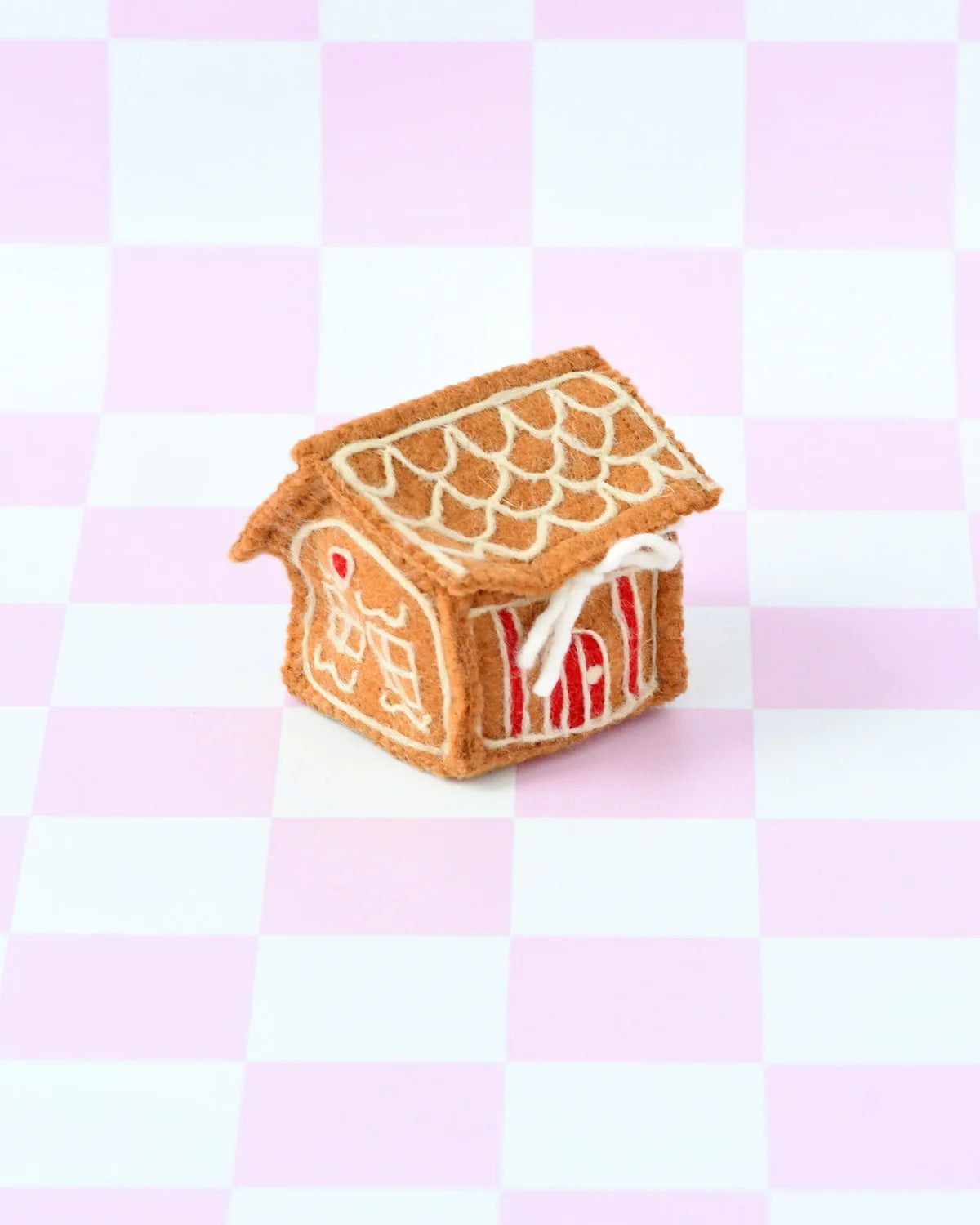 Tara Treasures | Felt Gingerbread House - Red Door