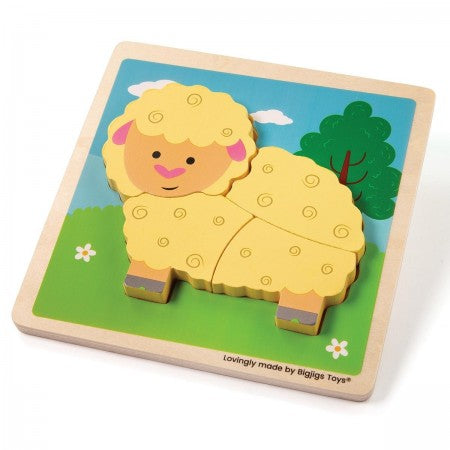 Bigjigs | Chunky Lift Out Puzzle (various)