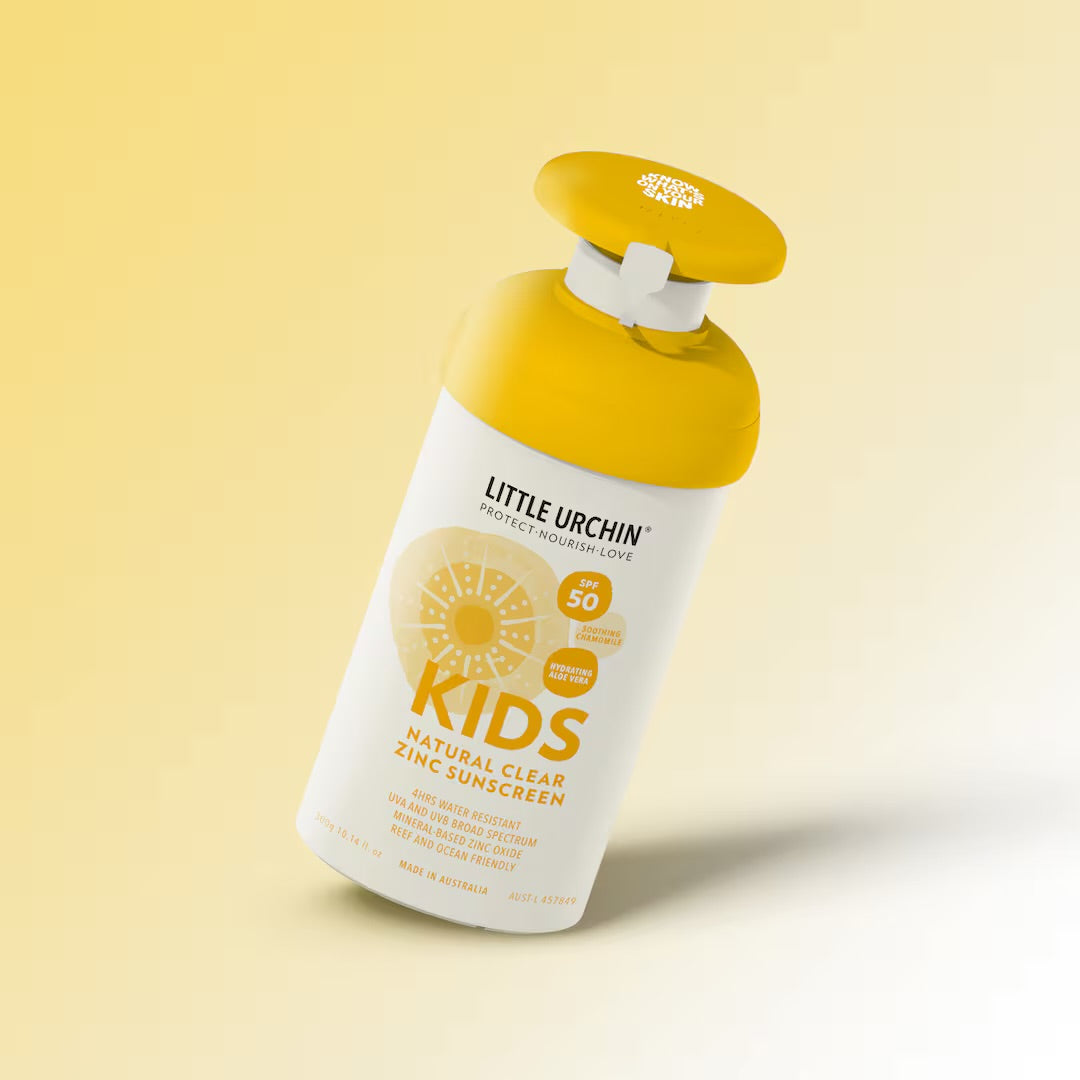 Little Urchin | KIDS NATURAL CLEAR ZINC SUNSCREEN SPF 50, 300G