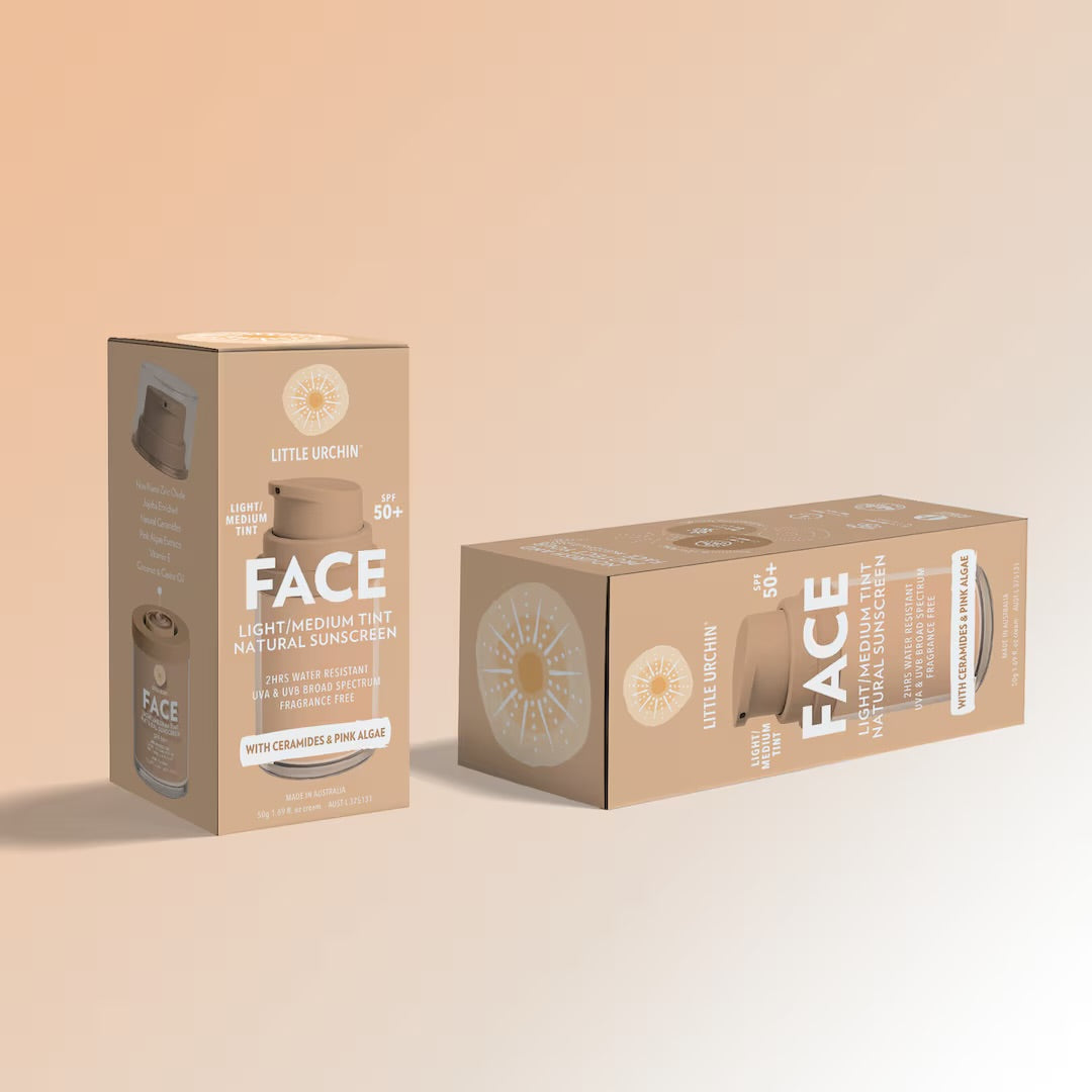 Little Urchin | NATURAL FACE LIGHT-MEDIUM TINT SPF 50+, 50G