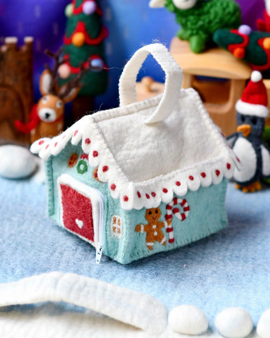 Tara Treasures | Gingerbread House Bag (Various)