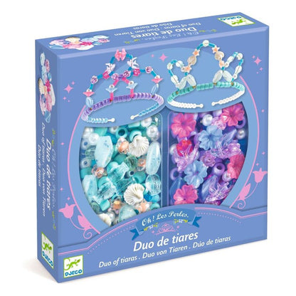 Djeco | Duo of Tiaras Bead Kit (various)