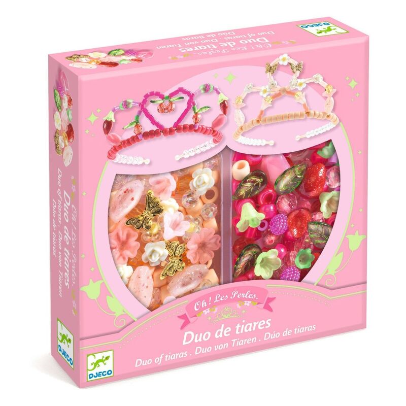 Djeco | Duo of Tiaras Bead Kit (various)