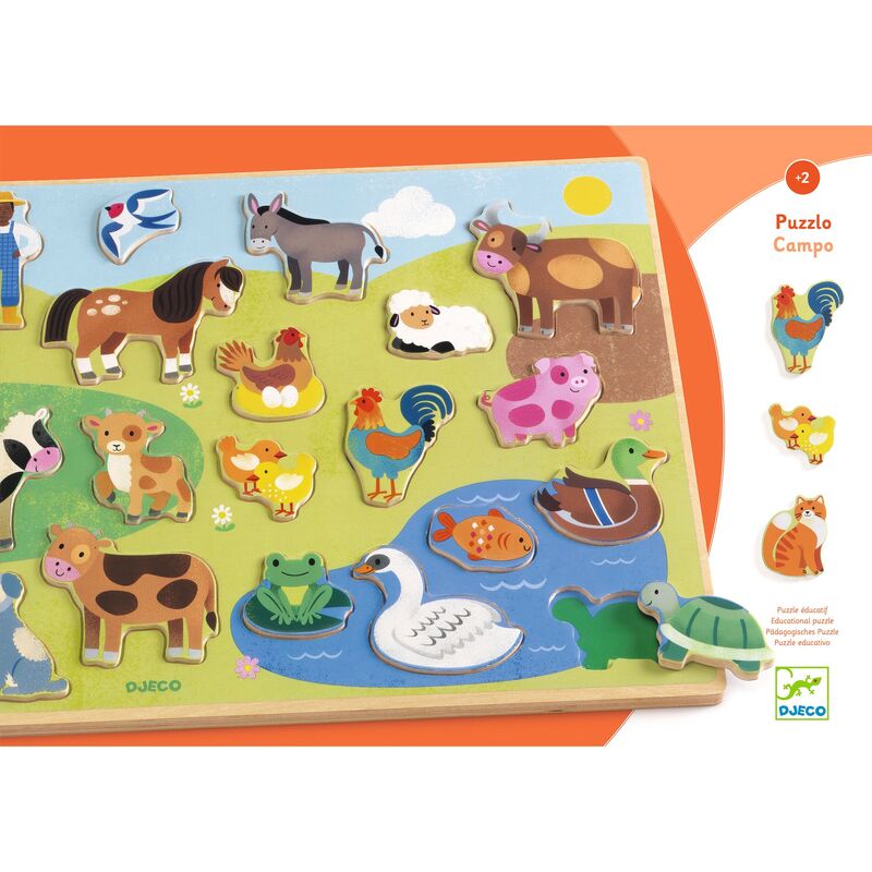 Djeco | 22pc Wooden Puzzle (various)