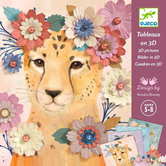 Djeco | 3D Pictures - Floral Wreaths