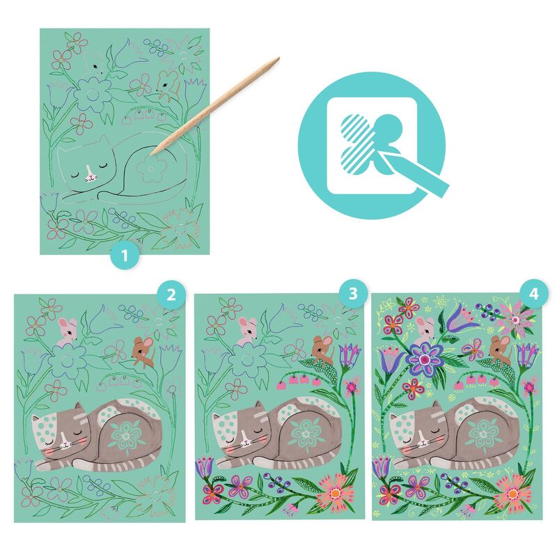 Djeco | Scratch Cards (various)