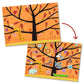 Djeco | Tree Climb 30 pc Reusable Puffy Stickers