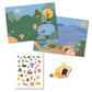 Djeco | 30 pc Reusable Puffy Stickers (various)
