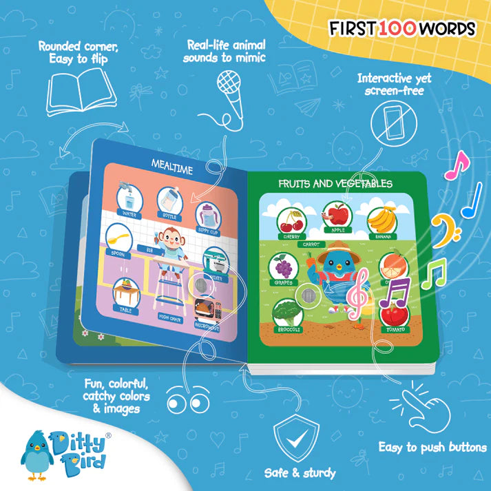 Ditty Bird | Sound Book - 100 Words