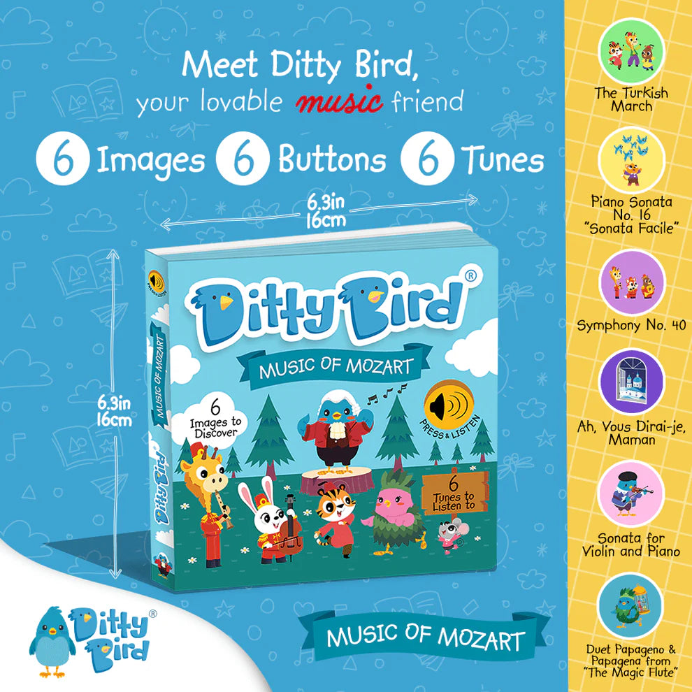 Ditty Bird | Sound Book - Music of Mozart