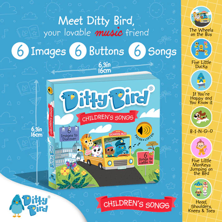 Ditty Bird | Sound Book - Children's Songs