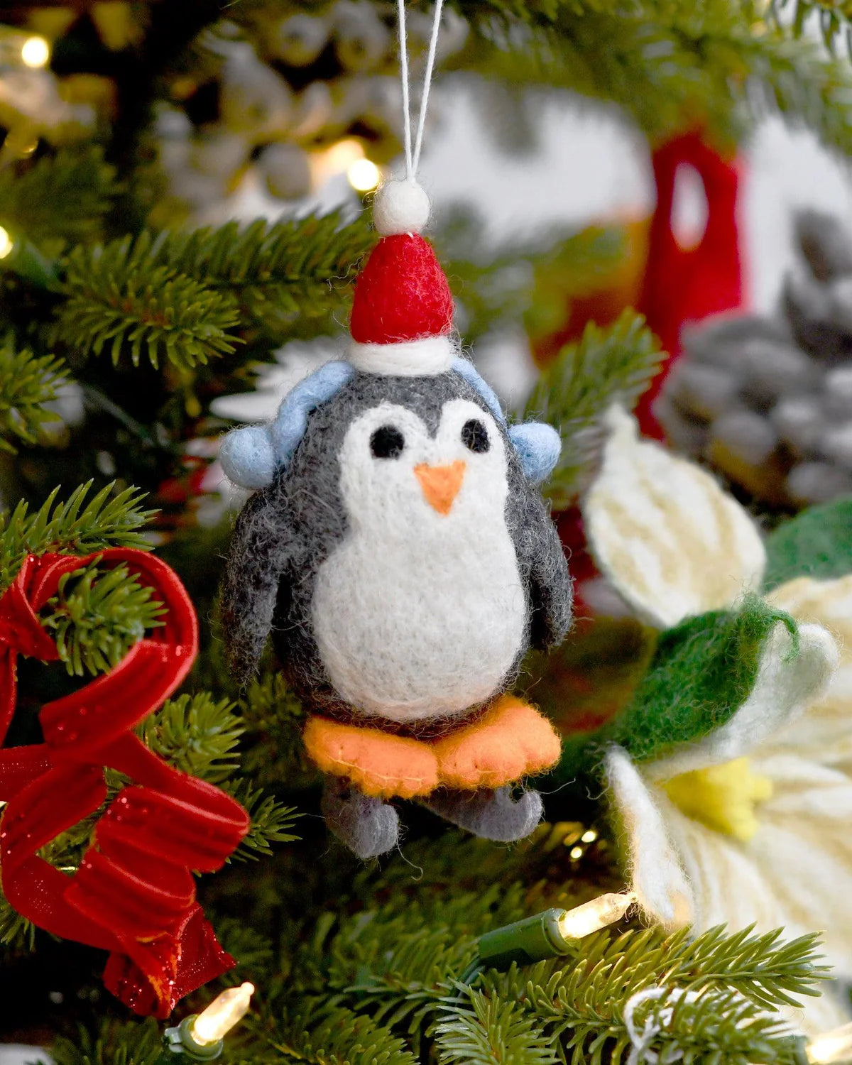 Tara Treasures | Felt Penguin Christmas Toy (various)