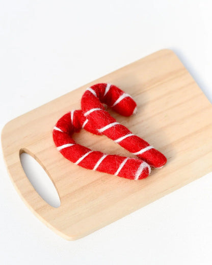 Tara Treasures | Felt Candy Cane - Set of 2